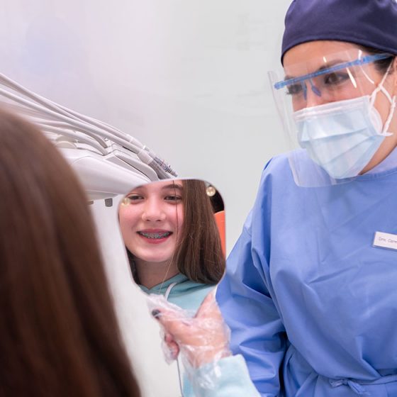 Brackets metálicos Clínica Lorente de Ortodoncia en Zaragoza